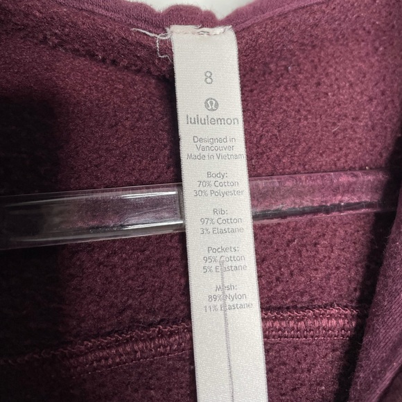 lululemon | Scuba Light Cotton Fleece Dark Adobe 8 - Picture 4 of 6